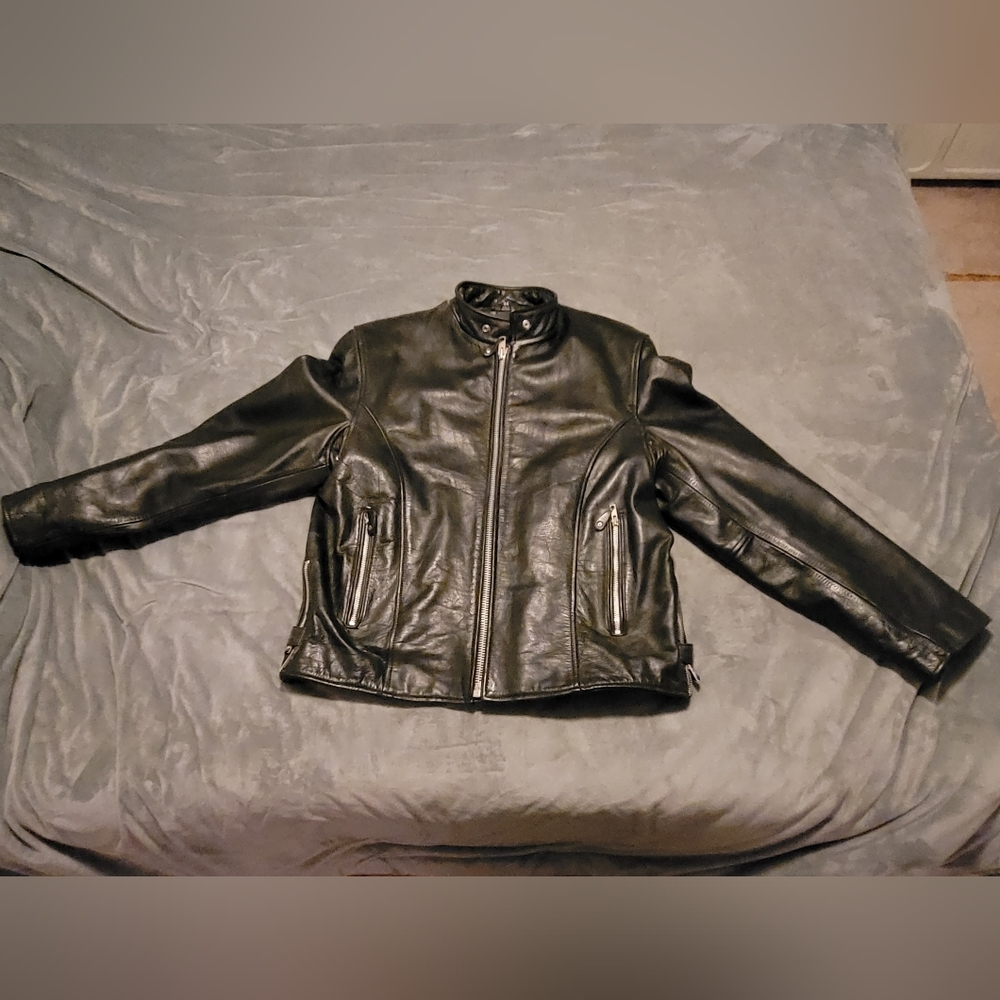 Men's leather jacket